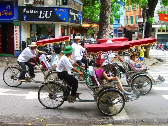 Rickshaw bike tour & dinner