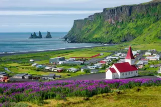 Photo stop at the Village of Vík