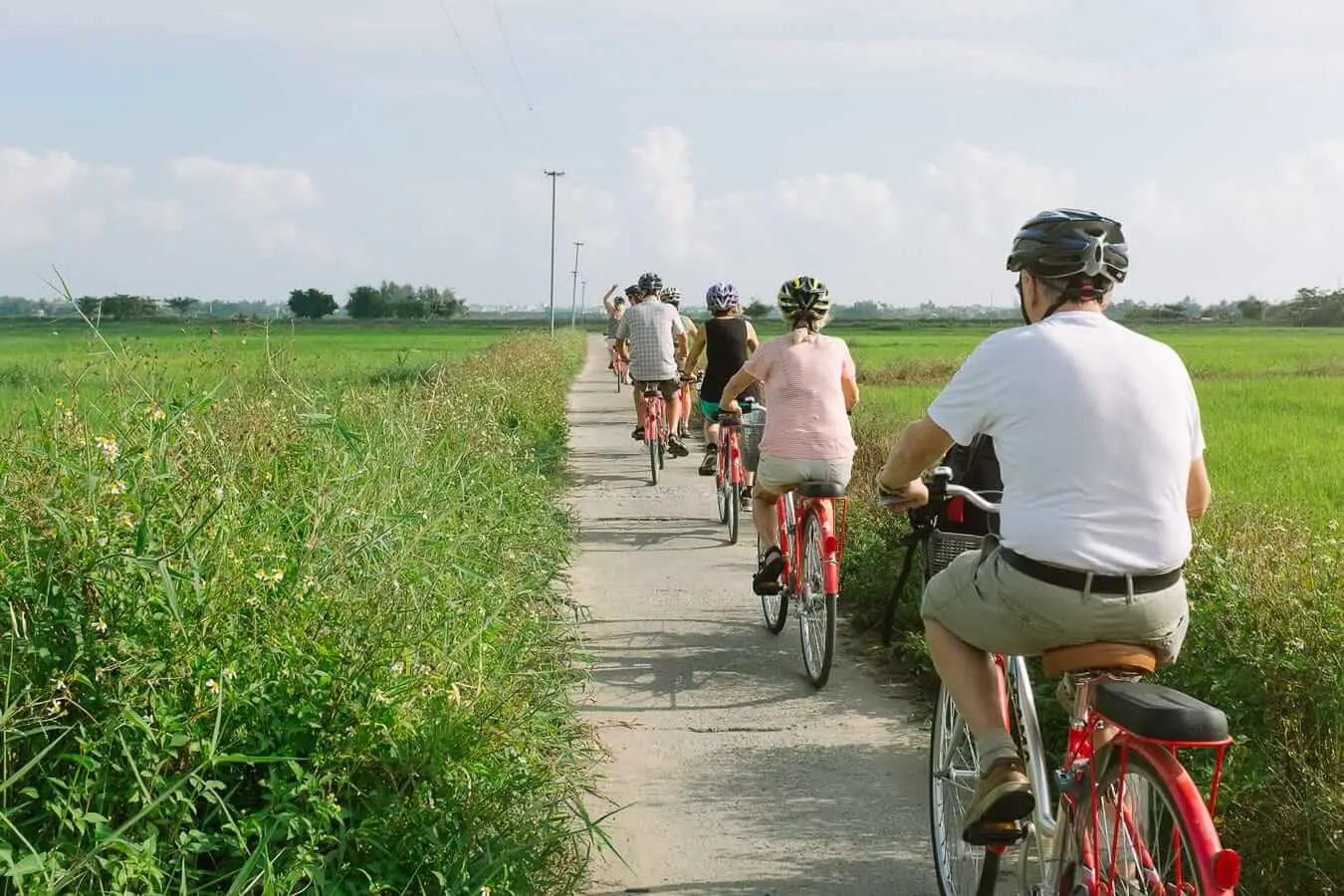 Countryside tour by bike