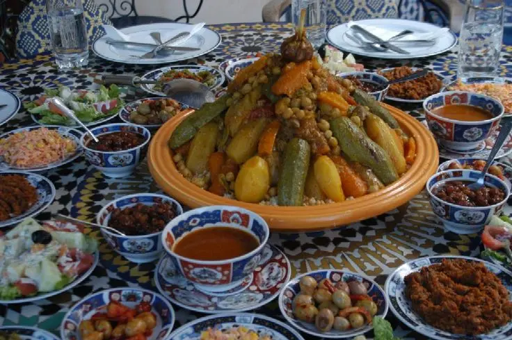 Group Dinner, Morocco