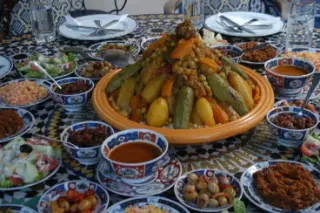 Group Dinner, Morocco