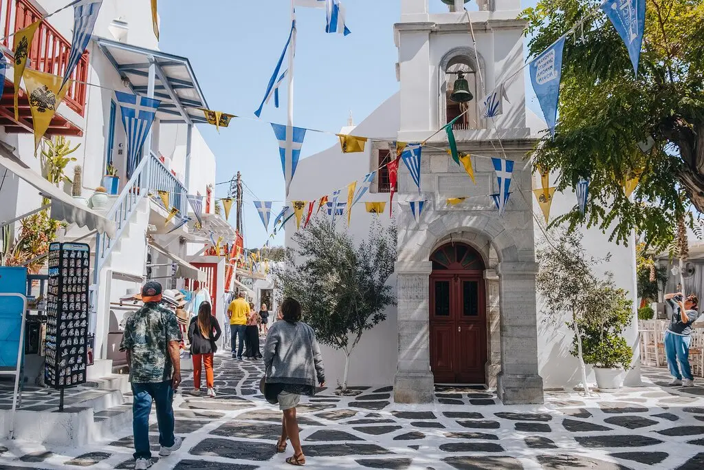 Orientation Walk in Mykonos Town