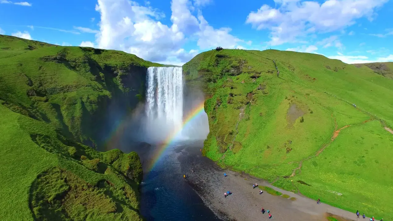 Skogafoss Waterfalls