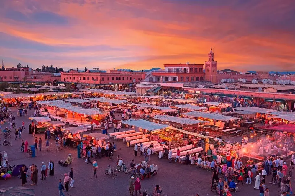 Djemaa El - Fna Square in Marrakech