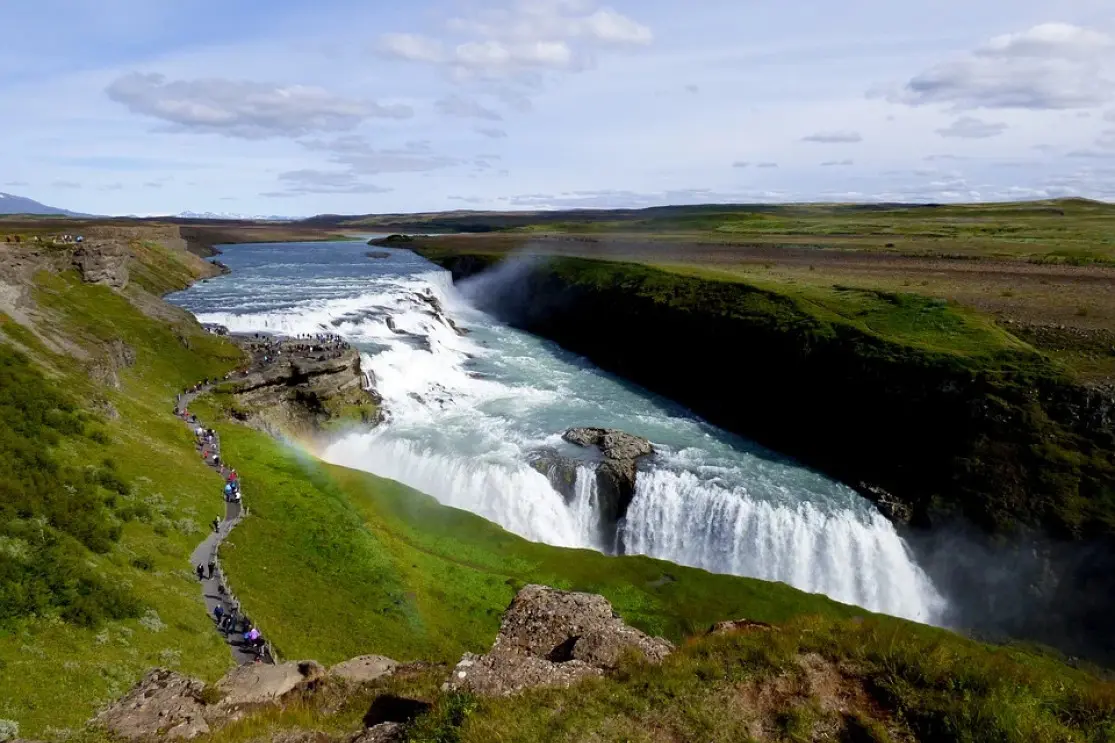 Gullfoss Waterfall
