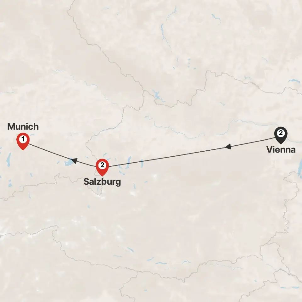 Trip map & itinerary