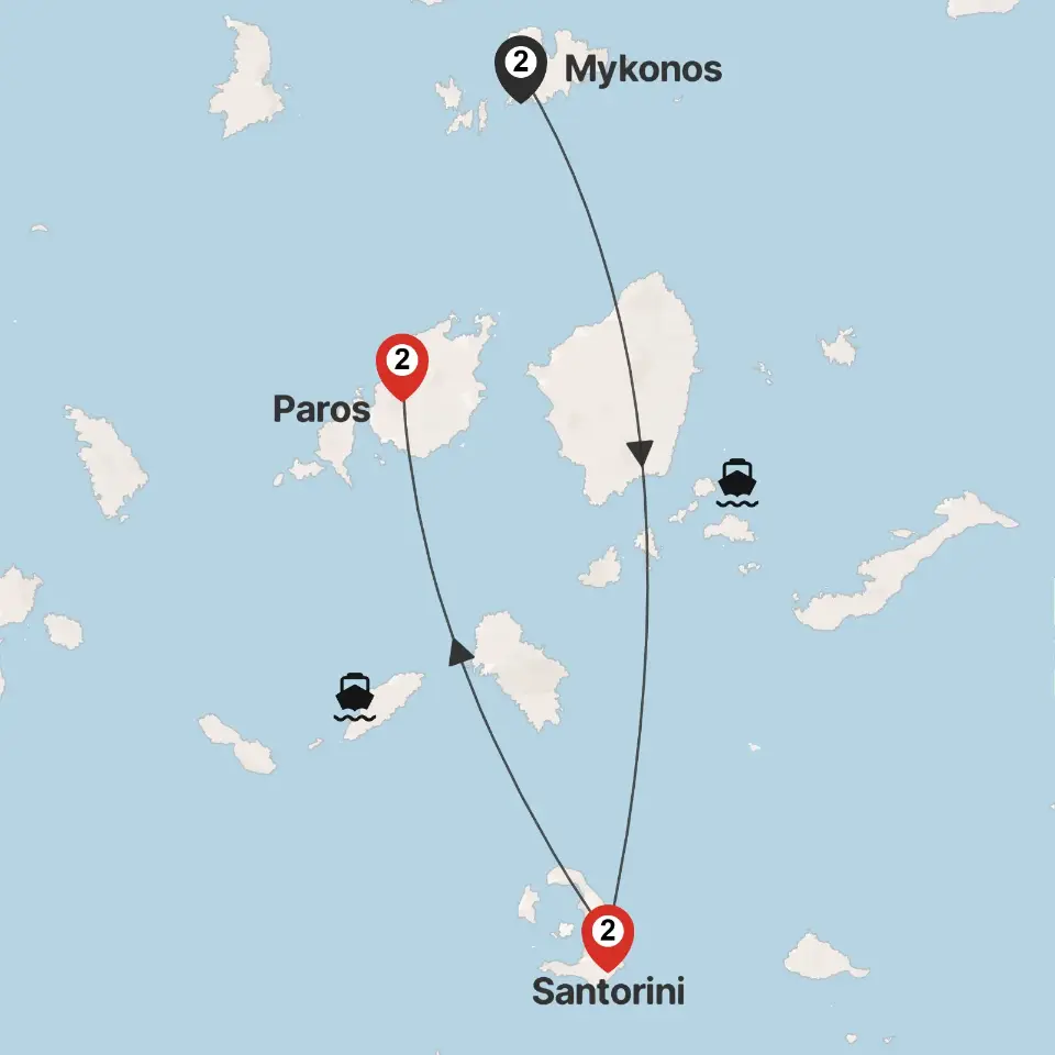 Trip map & itinerary