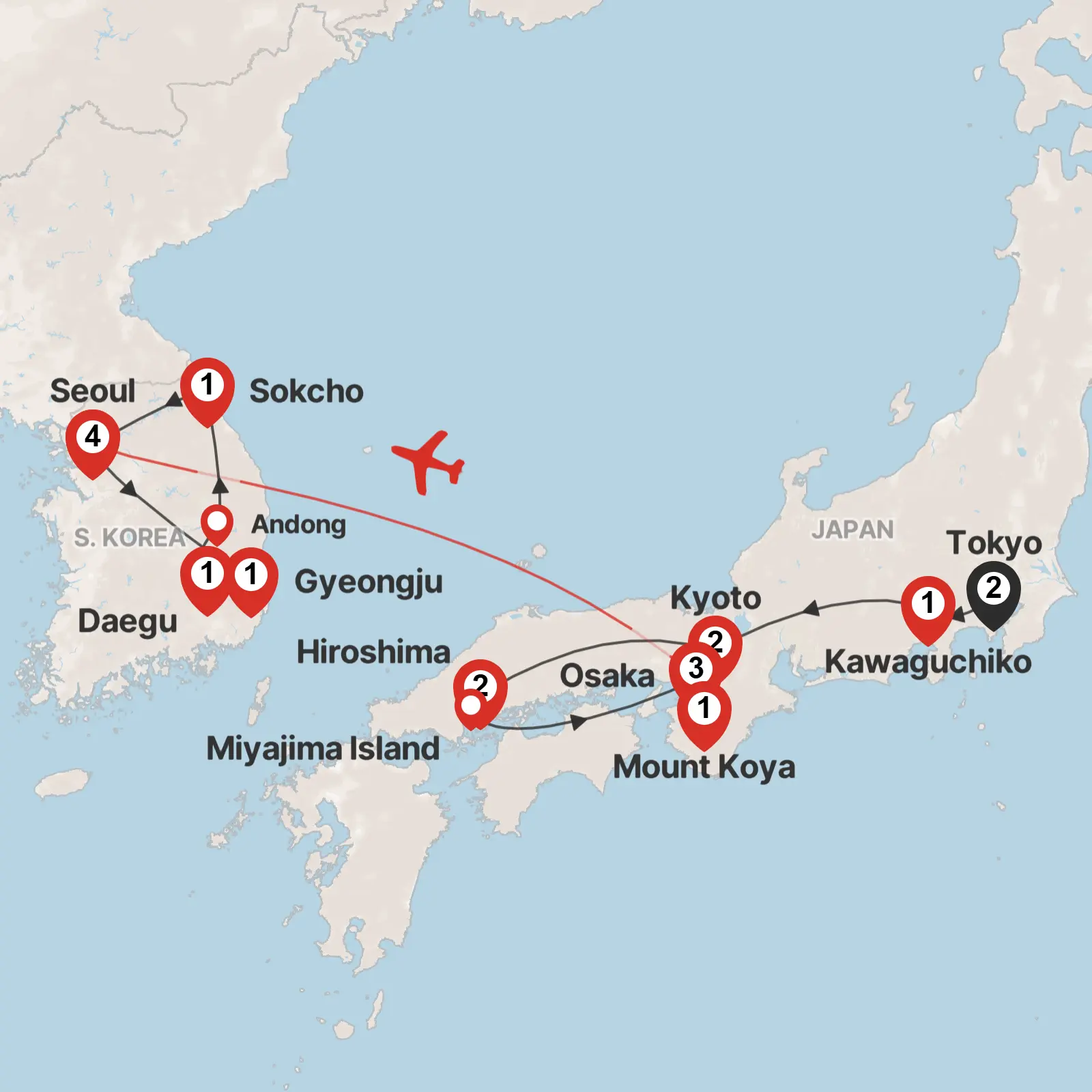 Highlights of Japan & South Korea