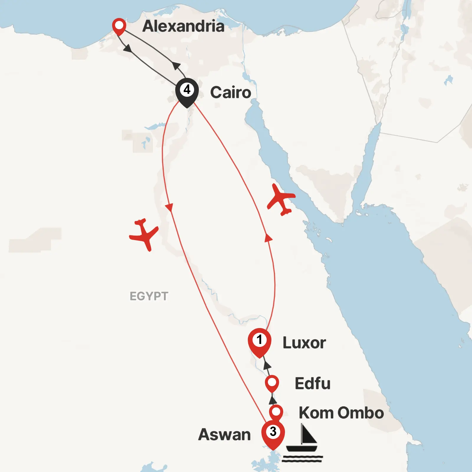 Amazing Egypt By Felucca