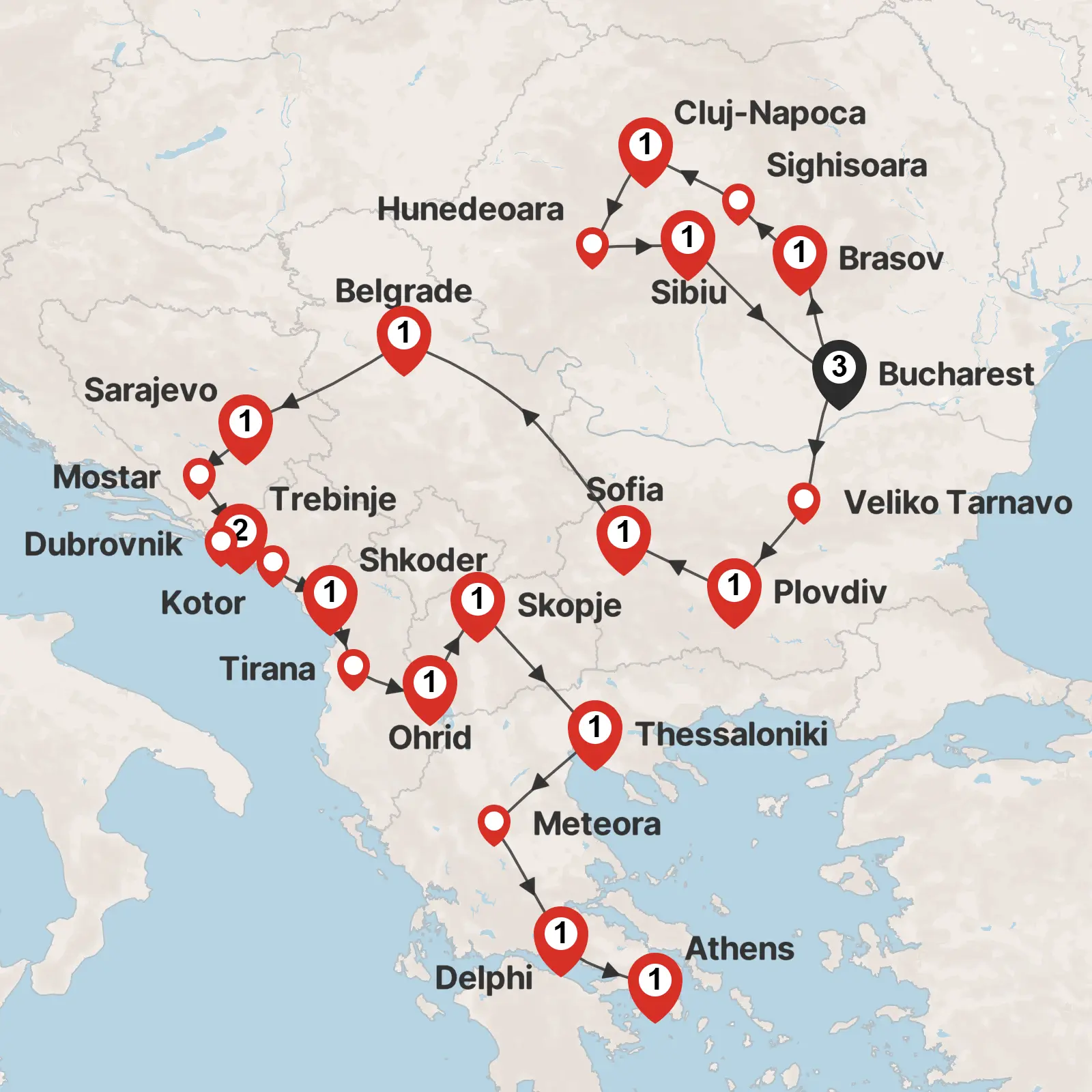 Ultimate Balkans and Transylvania