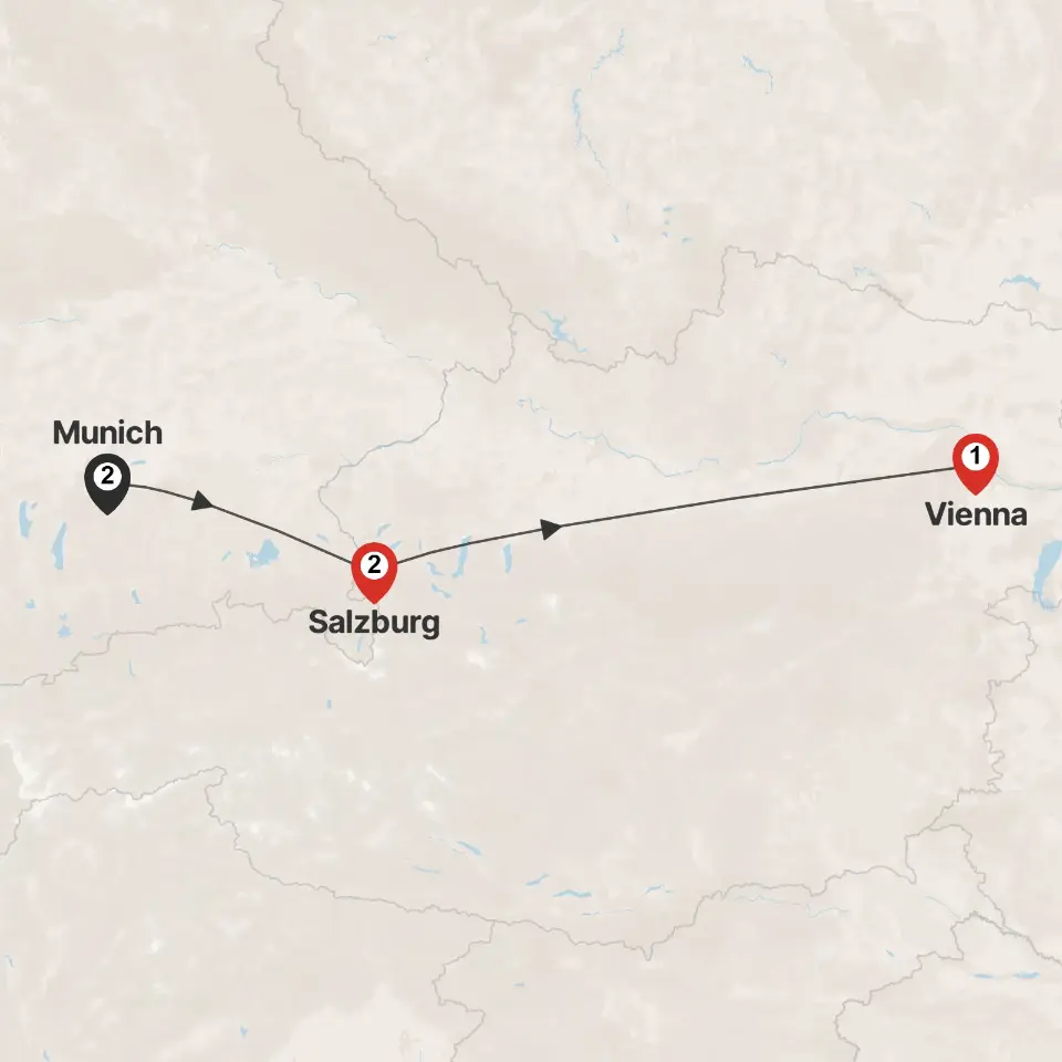 Trip map & itinerary