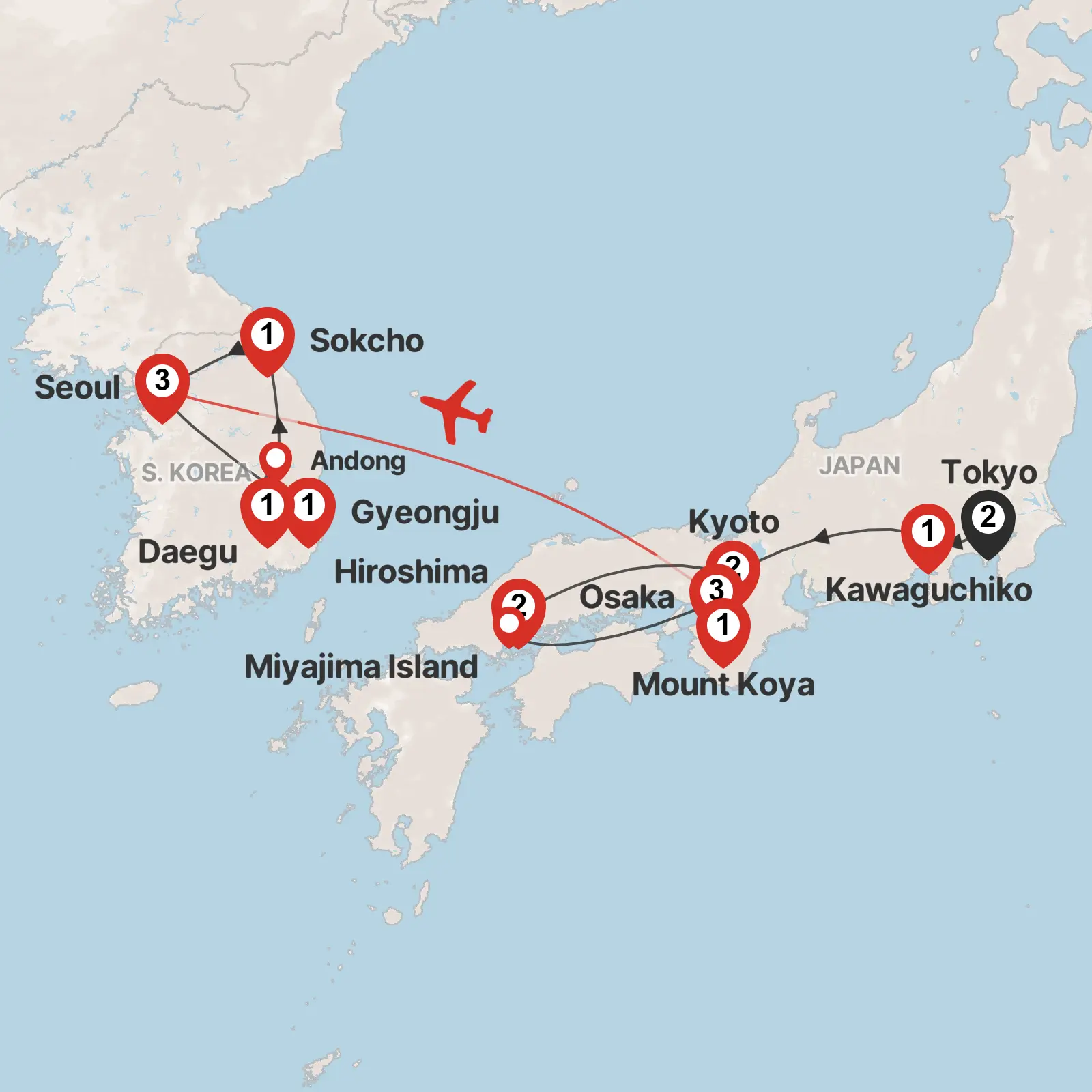 Highlights of Japan & South Korea