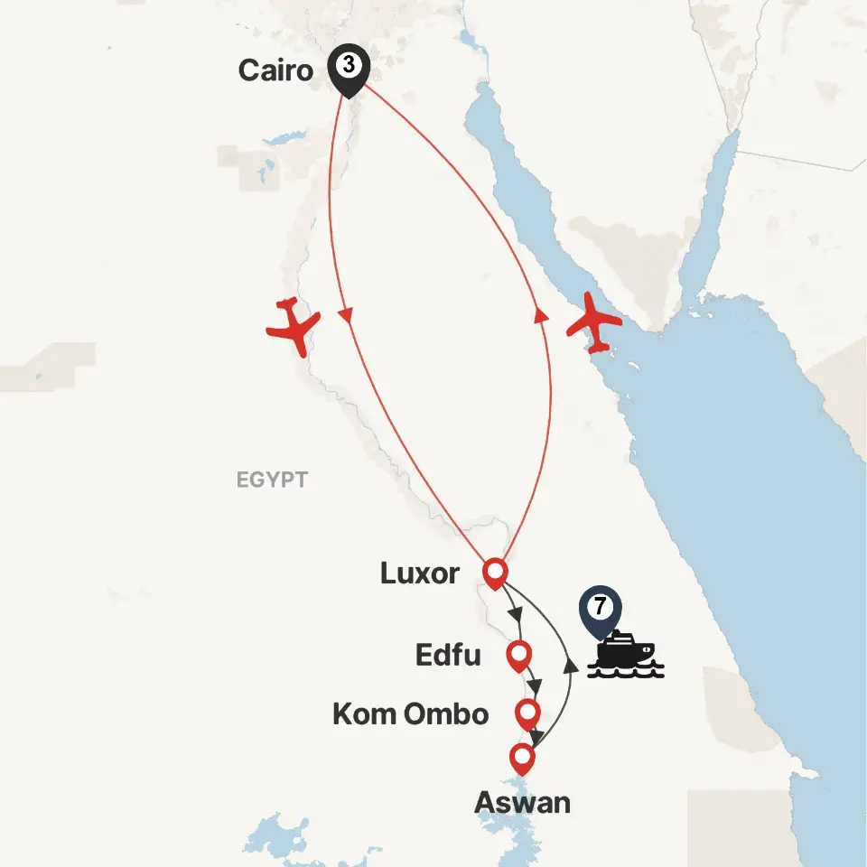 Trip map & itinerary