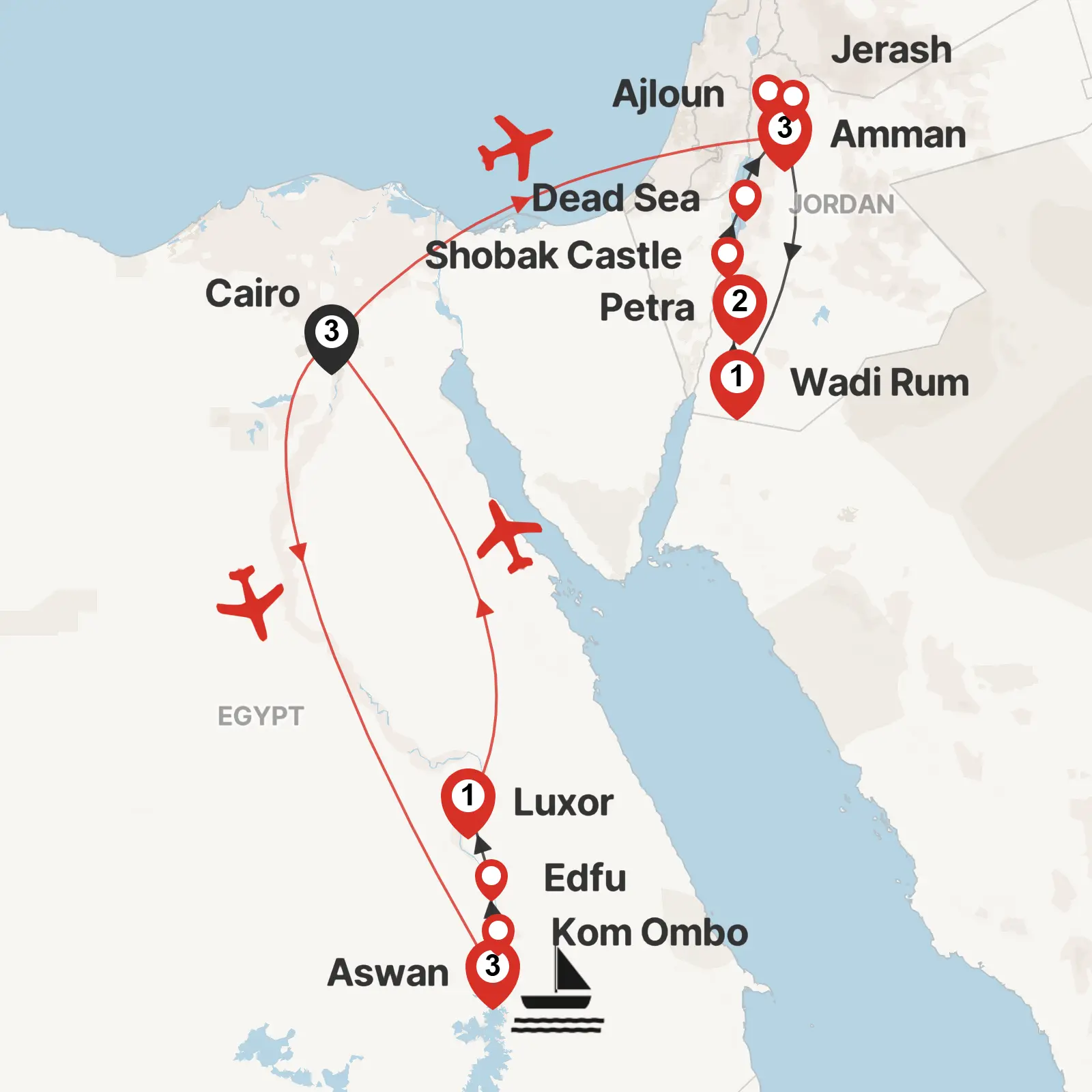 Egypt & Jordan Uncovered