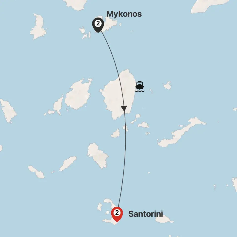 Trip map & itinerary