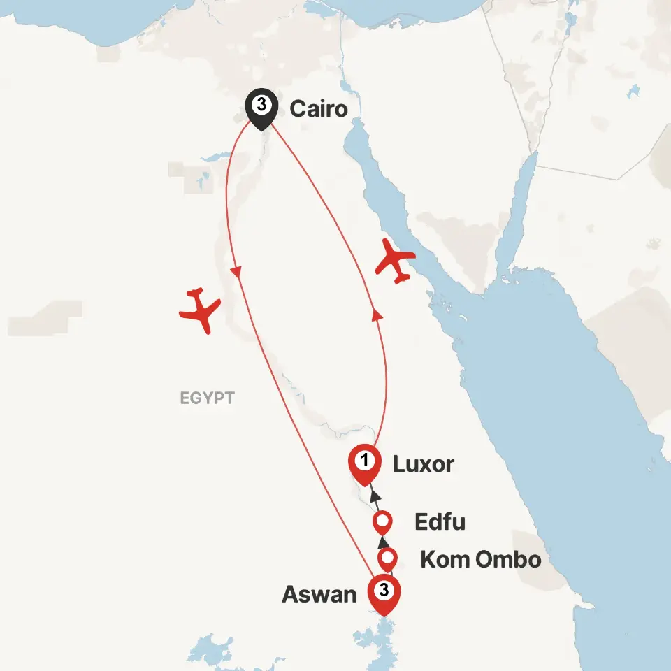 Trip map & itinerary
