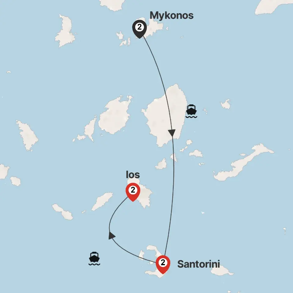 Trip map & itinerary