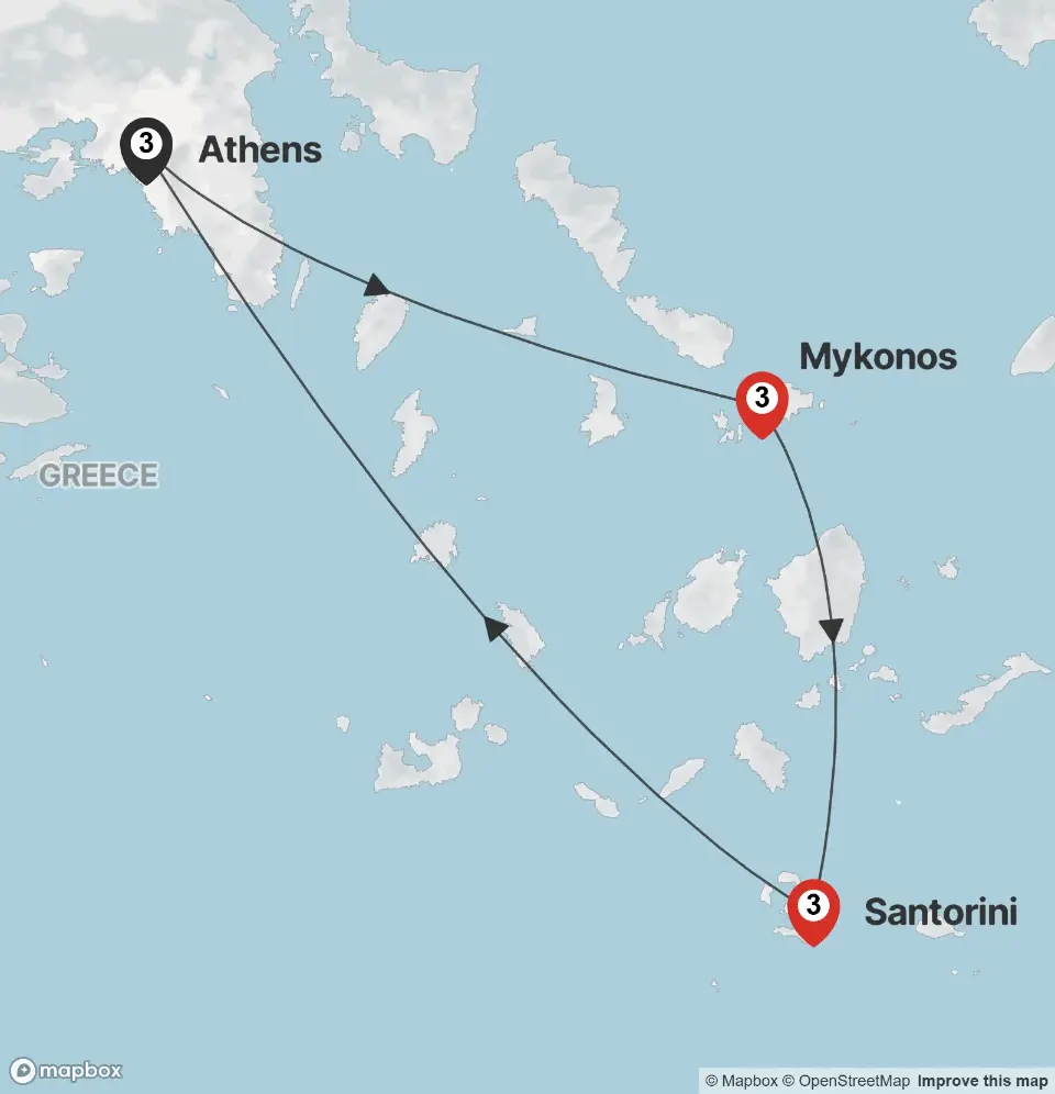 Trip map & itinerary