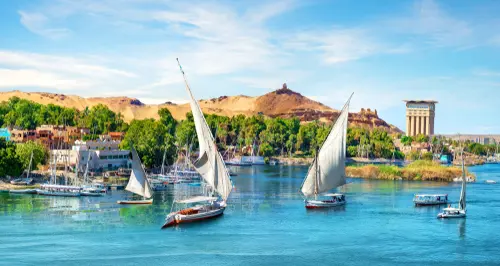 Day 5: Komombo, Edfu, Felucca cruise on the Nile, Luxor