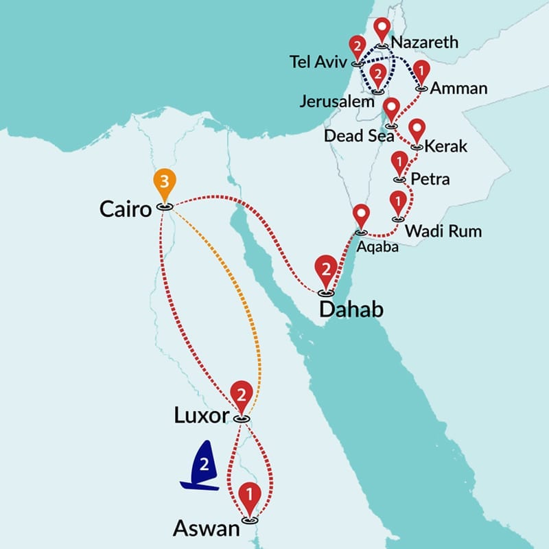 Tour Egypt & Jordan & Israel Discovered | Talk Tours |