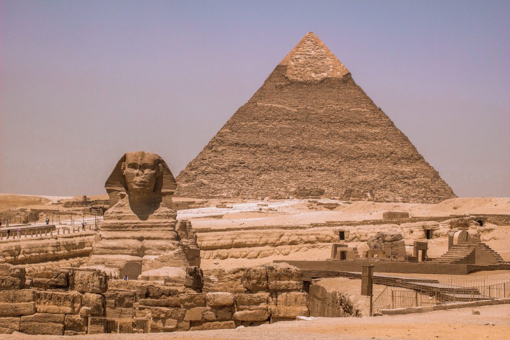 The Great Pyramid used to have an invisible door