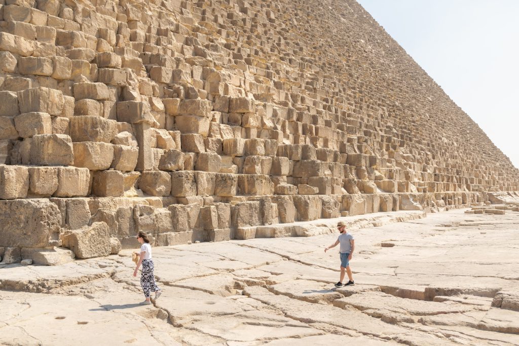 The Great Pyramid of Giza is 481 feet tall