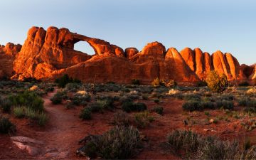 National Parks of the Southwest featuring Arches.