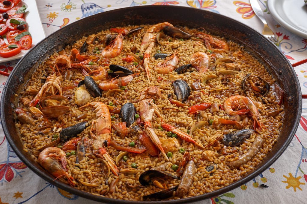 Taste authentic Spanish paella