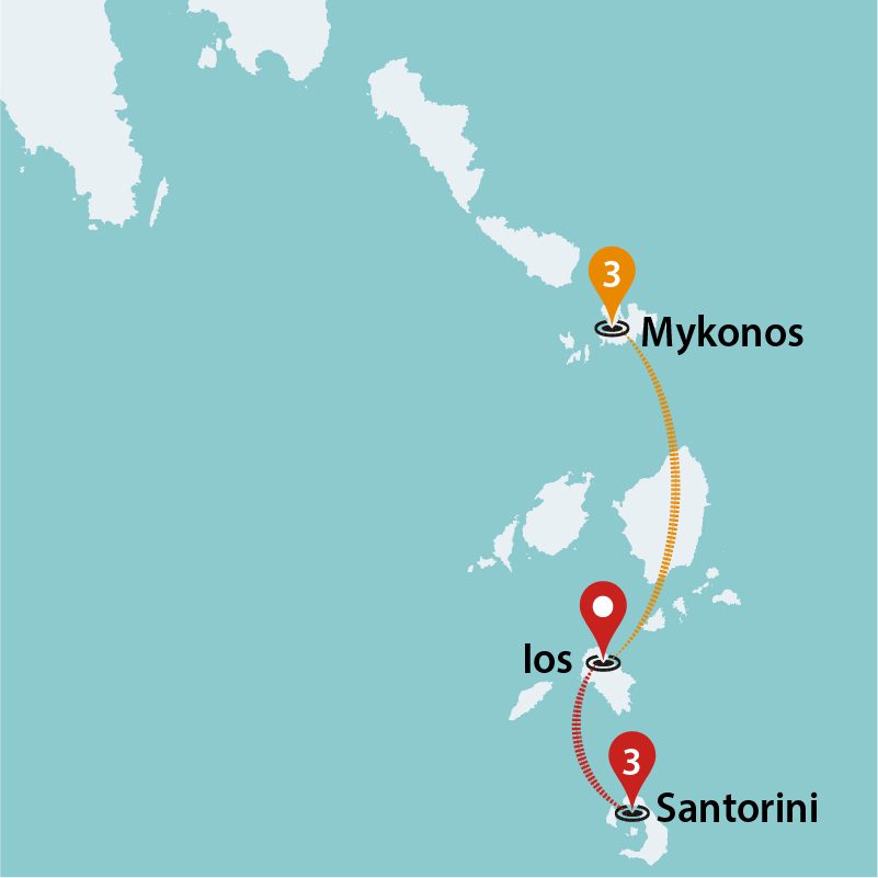 tourhub | Travel Talk Tours | Greek Island Hopper 2024 | Tour Map