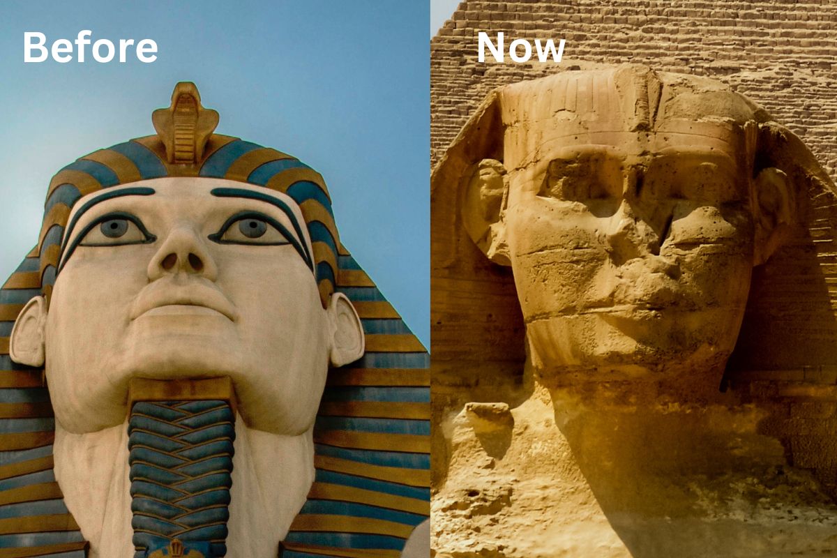 what did the sphinx originally look like