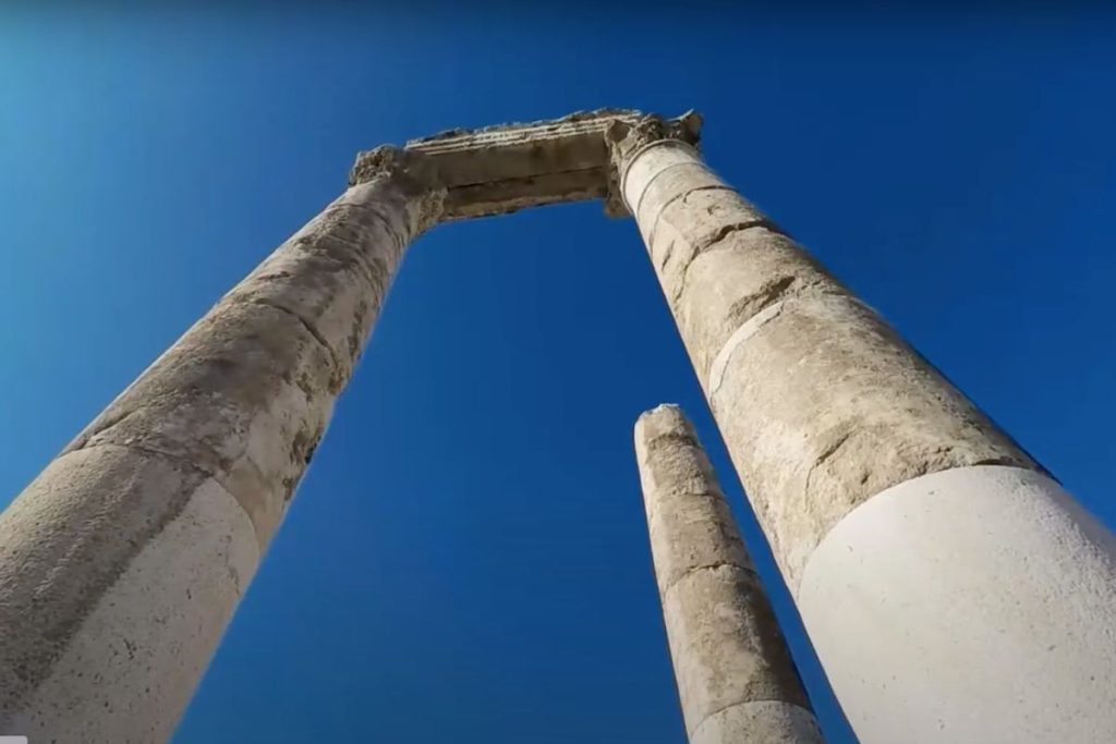 pillars of the Temple of Hercules in Amman